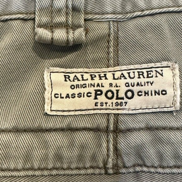 ✨Polo Ralph Lauren Size 36 Men's Gellar Fatigue Cargo Shorts Mountain Green✨ - Picture 3 of 8